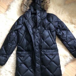 Abercrombie and Fitch Black Winter Puff Jacket